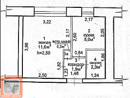 1 к. кв-ра, ул. Достоевского, д. 37, г. Речица ID: 99678