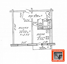1 к. кв-ра, г. Речица, ул. Нефтяников, д. 68