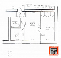 2 к. кв-ра, г. Речица, ул. Интернациональная, д. 3