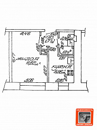1 к. кв-ра, ул. Огоренко, д. 12, г. Гомель ID: 99964