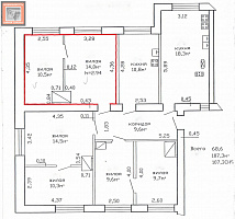 2 комнаты, ул. Добрушская, д. 33, г. Гомель ID: 99239